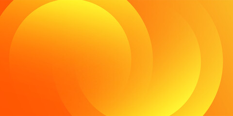 Minimal geometric background. Orange elements with fluid gradient. Dynamic shapes composition. Eps10 vector