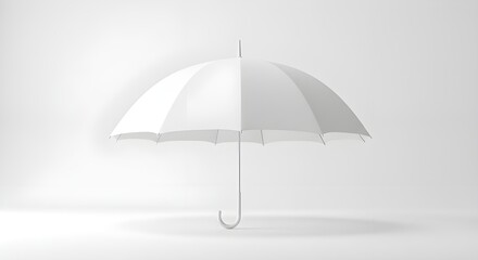 white background umbrella mockup