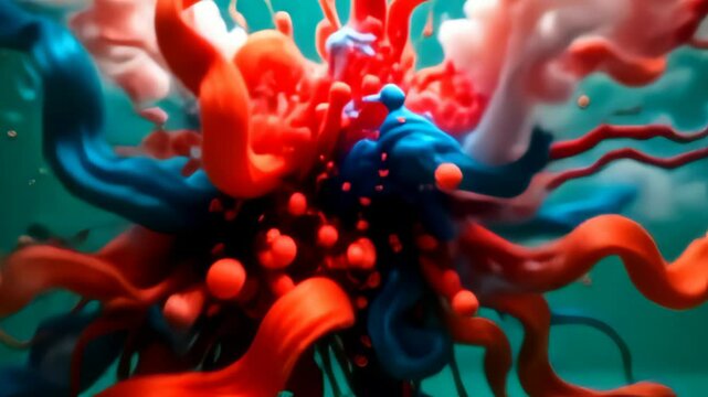 inward adenine lively explosion, squirm thread of disturbance muzzy conceptual inward magnetised meld unroll inward adenine dazzling craze of aquamarine and crimson, with adenine active