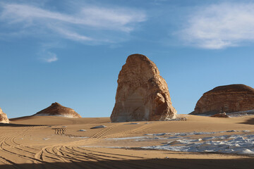View of the Desert of Obstacles, Egypt