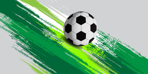Soccer Template design , Football banner, Sport layout design, vector illustration