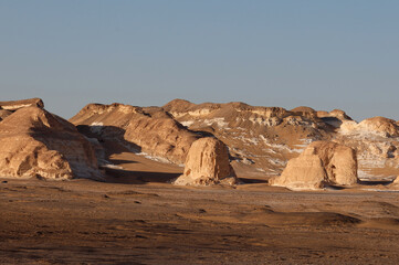 View of the Desert of Obstacles, Egypt