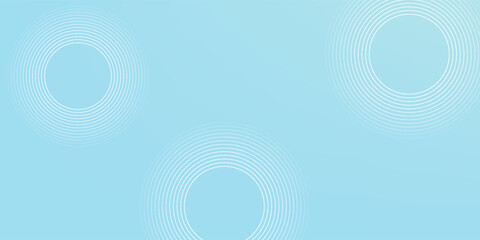 Modern abstract background, blue white gradations, circle effect,shape memphis, trendy , vector