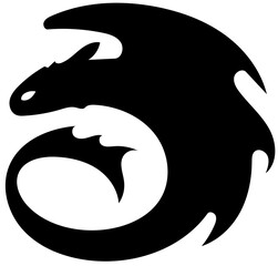 silhouette of a dolphin