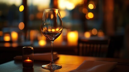 bartender pouring white wine into a glass in cafe or bar