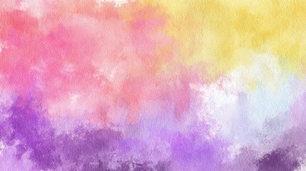 Dreamy cloudscape painting, vibrant symphony of colors in the sky