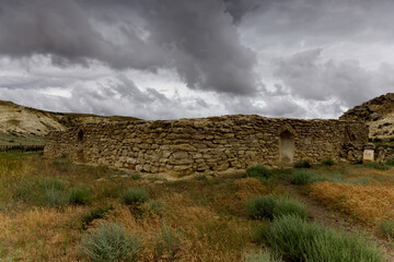 View of the Hanga Baba Necropolis, Kazakhstan