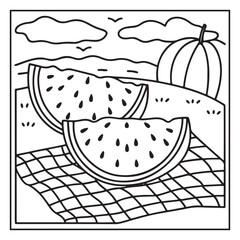 Summer Fun: Bold and Easy Coloring Pages for Kids – Sunshine, Beach Days, Ice Cream, and More!