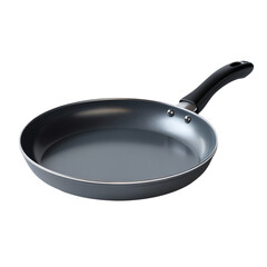 3d icon of a nonstick frying pan is ready for cooking, isolated on transparent background isolated on transparent background