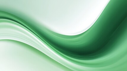 Fototapeta premium Minimalistic background with a smooth gradient of green and white, modem and abstract simple and elegant, professional and sleek design