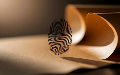 Digital fingerprint on screen representing biometric security, identity verification, fingerprints, biometric security, digital fingerprint, fingerprint scan, biometric authentication, 
