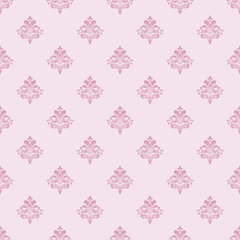 Elegant Damask Seamless Pattern. Vector for luxury designs, Wallpaper, Fabric, Branding, Packaging, Invitations, Wedding, Home Decor Design and classic Asian inspired themes.