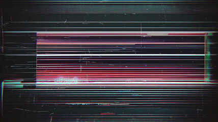 Vintage retro VHS screen noise background, perfect for nostalgic or analog video projects