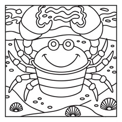 Summer : Bold and Easy Coloring Pages – Sunshine, Beach Days, Ice Cream, and More!