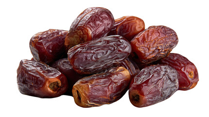Delicious dates presented on a dark backdrop shows the texture and color, useful for food blogs or...