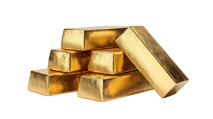 Shiny gold bars stacked present wealth and prosperity on a black background creating a luxurious and valuable scene.