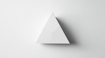White on white 3D ideogram, ultra minimal look with subtle depth