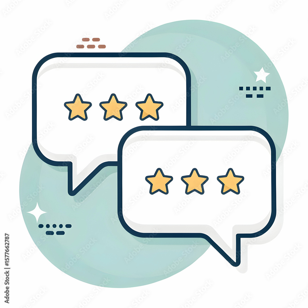 Fototapete talk bubble speech icon blank empty bubbles vector