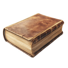 Antique Leather Book Vintage Aesthetic Literature Old School Classic Read on transparent background