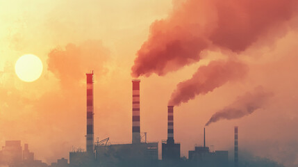 smoke from the chimney