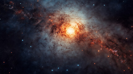 Obraz premium space galaxy background