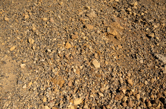 Nahaufnahme von Erdaushub