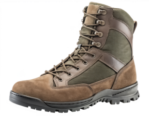 War combat boot with Gore-Tex isolated PNG waterproof military boot PNG soldier shoe PNG breathable combat boot PNG Gore-Tex shoe PNG outdoor army boot PNG transparent background image