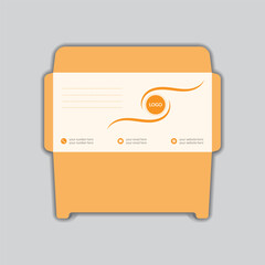 Creative Modern Envelope Template Design.