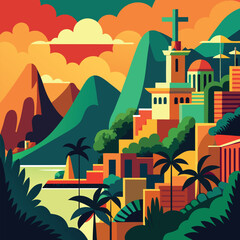vector illustration of city landscape