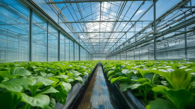 コンテナが温室として植物を育成する施設