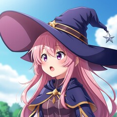 魔法少女の微笑みと空