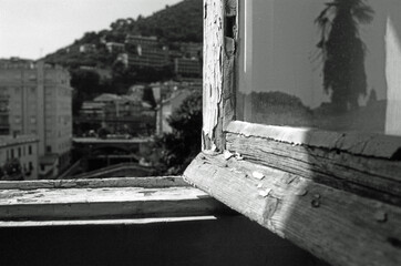 Altes Fenster Ausblick