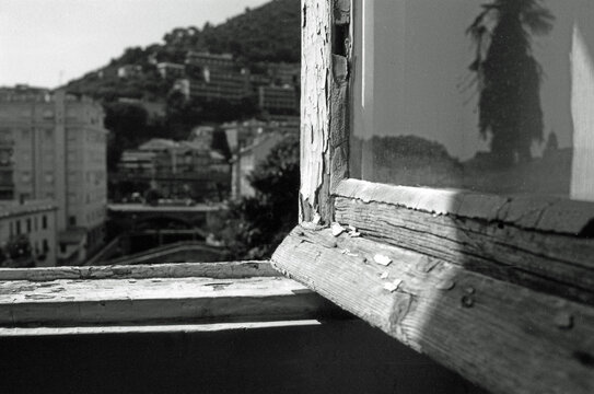Altes Fenster Ausblick