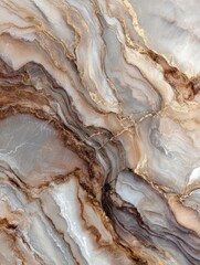 abstract smooth beige and ivory marble with golden flow veins, luxurious tile surface, marble background, and interior wallpaper design