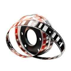 Film Reel Capturing Stories Memories Cinema Heritage and Nostalgia for on transparent background