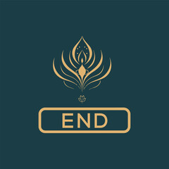 Obraz premium END logo design