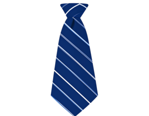 "Tie with Striped Pattern – Formal Fashion PNG"
