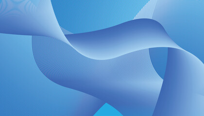 wavy blue gradient abstract background