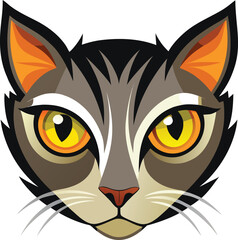 vector illustration of a cat