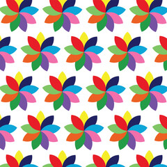 abstract beautiful colorful flower pattern design.