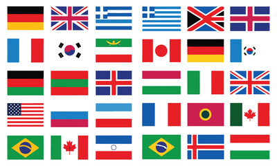 World Most Popular Rounded Flags © Rizvi