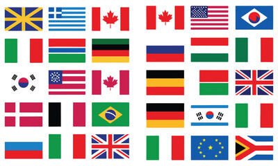 World Most Popular Rounded Flags © Rizvi