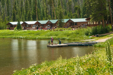 Piney River Ranch near Vail Colorado during Summer.