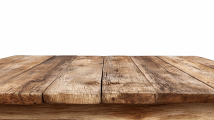 Rustic wooden tabletop showcases a raw, organic surface against a stark black backdrop creating a versatile display stage