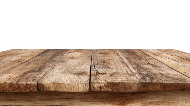 Rustic wooden tabletop showcases a raw, organic surface against a stark black backdrop creating a versatile display stage
