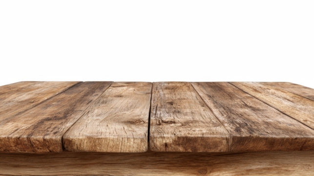 Rustic wooden tabletop showcases a raw, organic surface against a stark black backdrop creating a versatile display stage