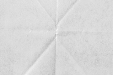 Creased paper texture overlay effect, png wrinkled paper surface