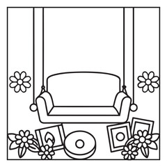 Stoner Nooks: Bold and Easy Psychedelic Coloring Pages with Chill Vibes, Cozy Corners, and Trippy Decor for Relaxation