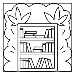 Stoner Nooks: Bold and Easy Psychedelic Coloring Pages with Chill Vibes, Cozy Corners, and Trippy Decor for Relaxation