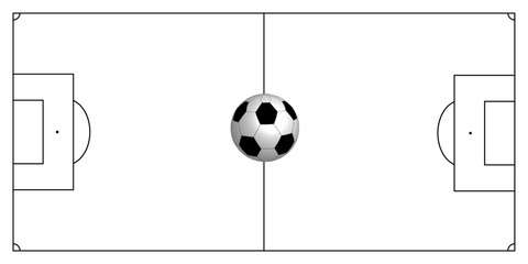 White tactical board with ball